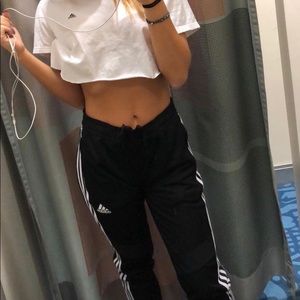adidas Pants - Adidas joggers size small black/white adidas Pants - Adidas joggers size small black/white